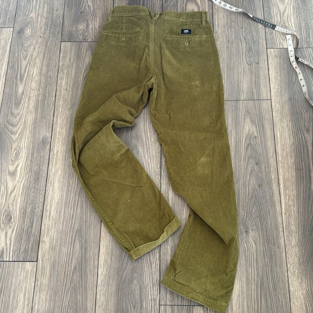 Authentic Chino Cord Relaxed Pant size 30 in olive green - Picture 6 of 6
